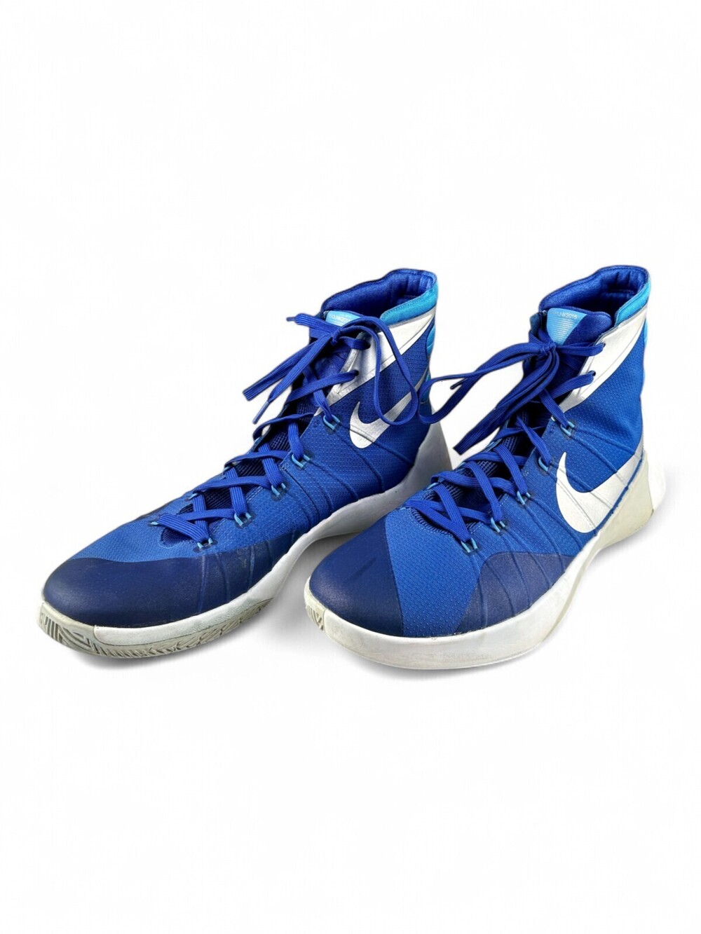 Nike High-Top Basketball Sneakers Sz 14 Blue/White
